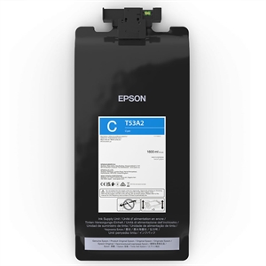 Epson vrečka s črnilom Cyan 1600 ml - T53A2